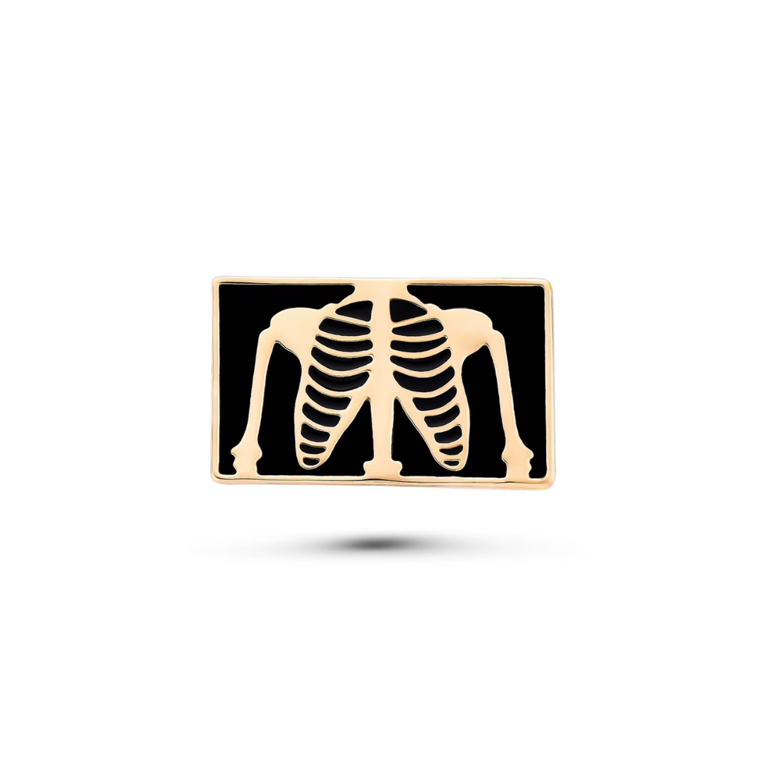 Pin Metálico Rib Cage X-Ray