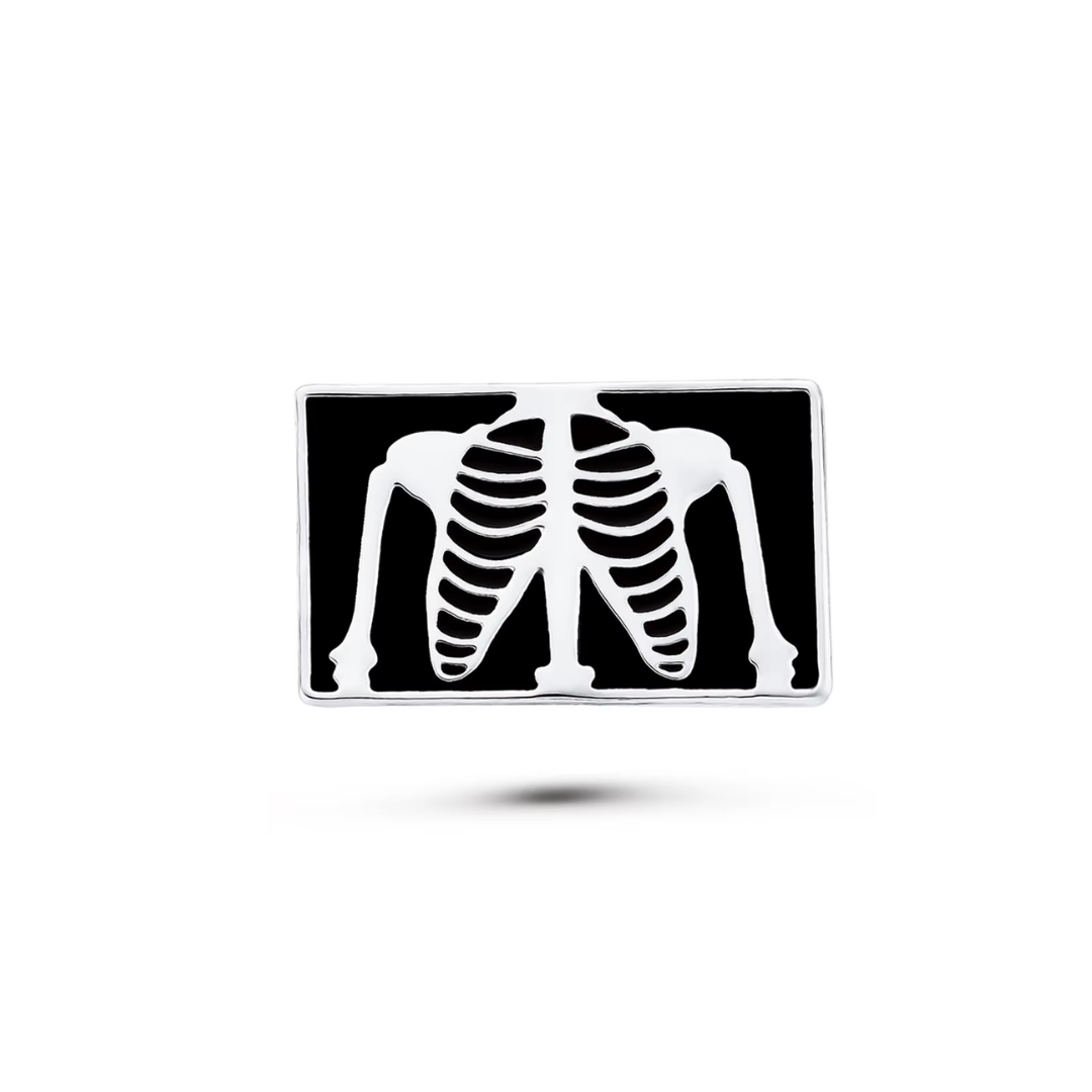 Pin Metálico Rib Cage X-Ray