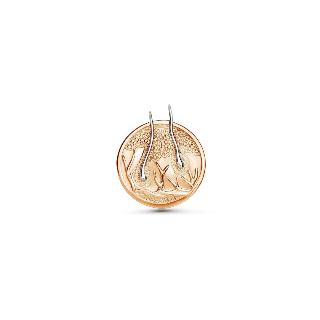 Pin Metálico Folículo Piloso