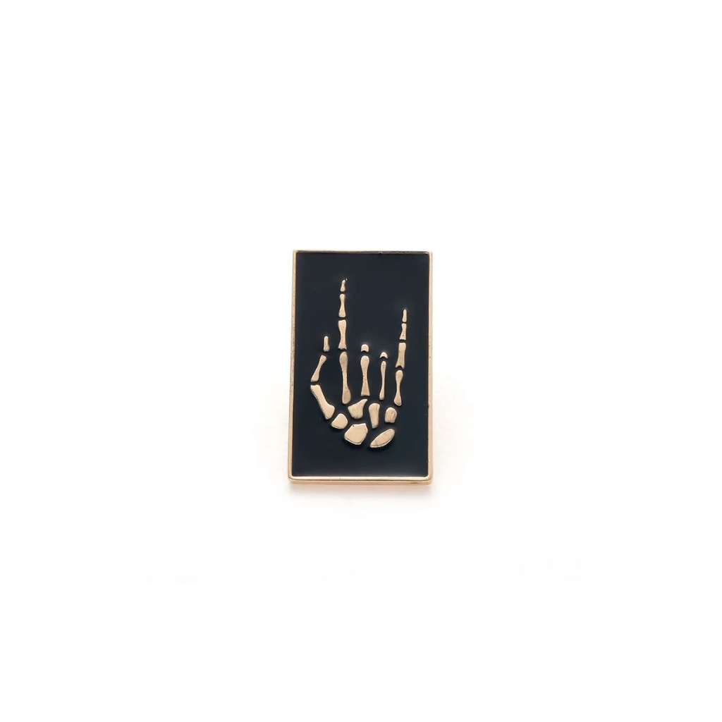 Pin Metálico Bone Hand