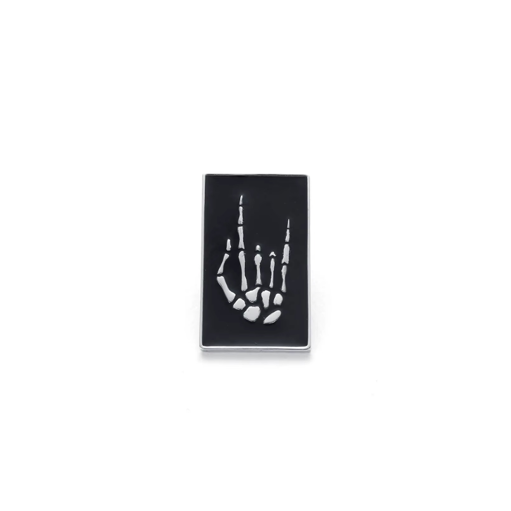 Pin Metálico Bone Hand