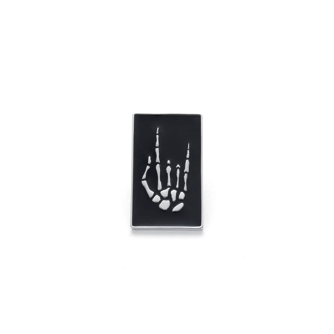 Pin Metálico Bone Hand