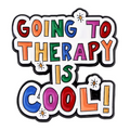 Pin Metálico Going To Therapy Is Cool