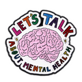 Pin Metálico Lets Talk About Mental Health