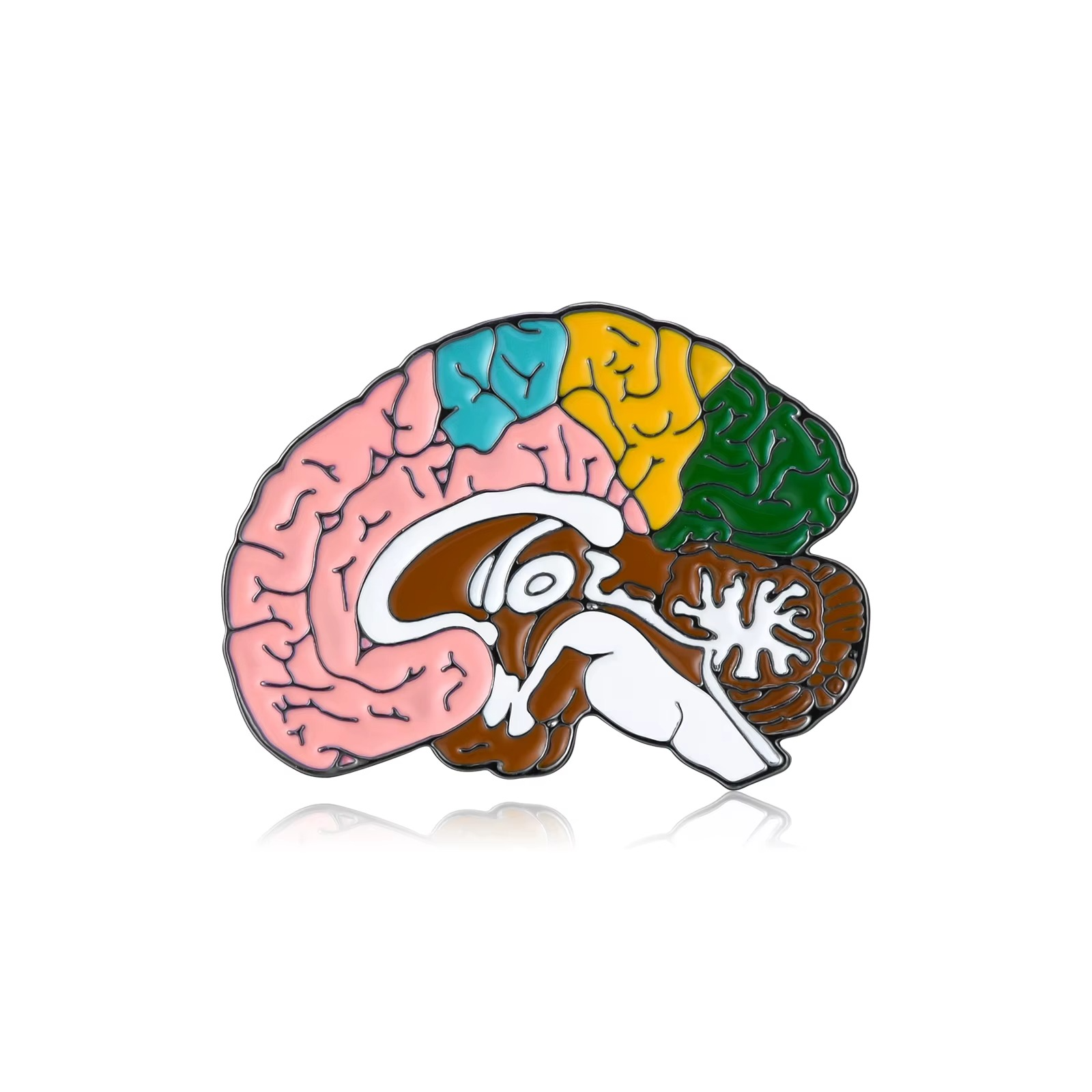Pin Metálico Brain Atlas
