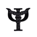 Pin Metálico Psi Caduceus