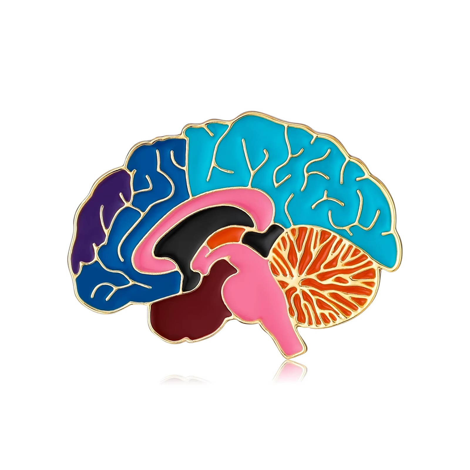Pin Metálico Brain Spectrum
