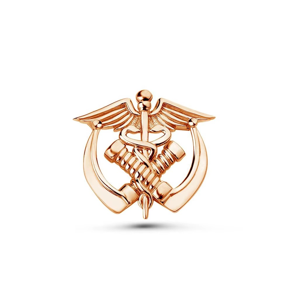 Pin Metálico Anesthesia Caduceus