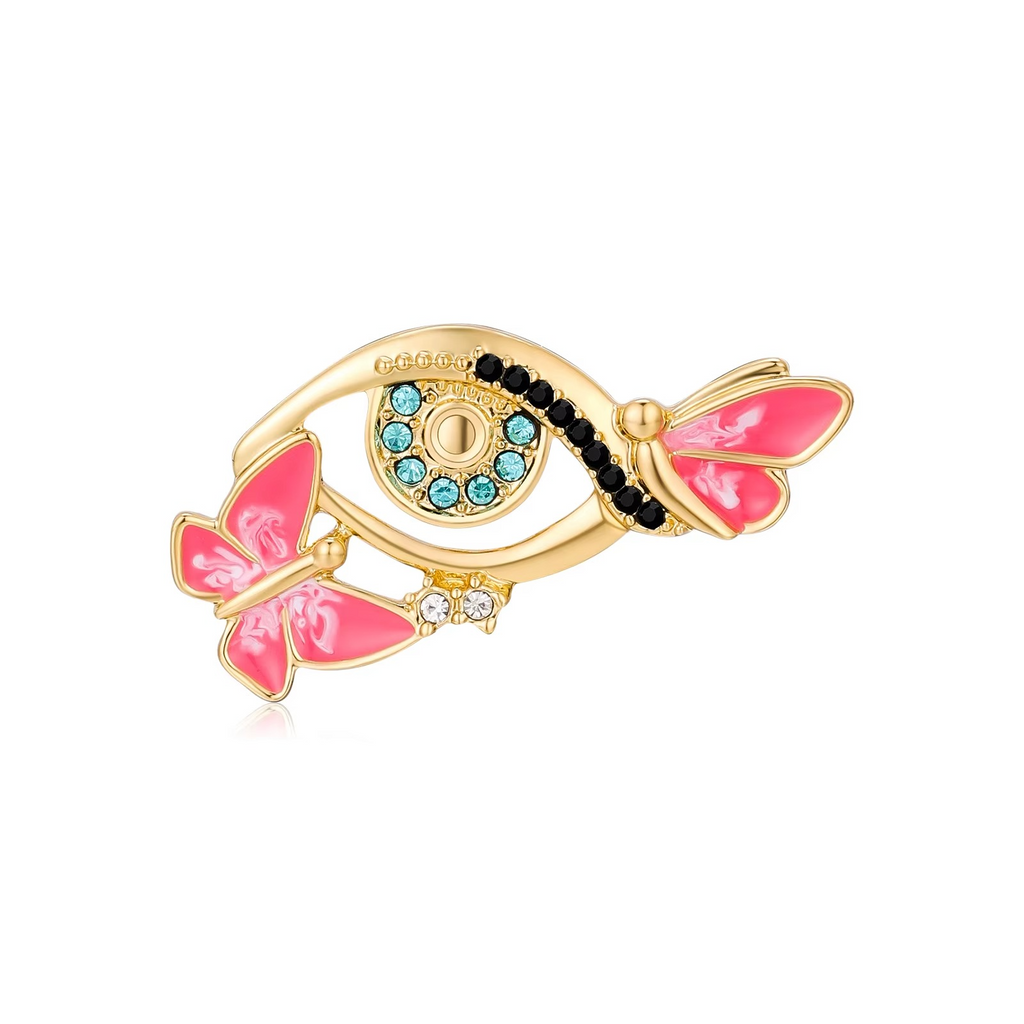 Pin Metálico Butterfly Vision