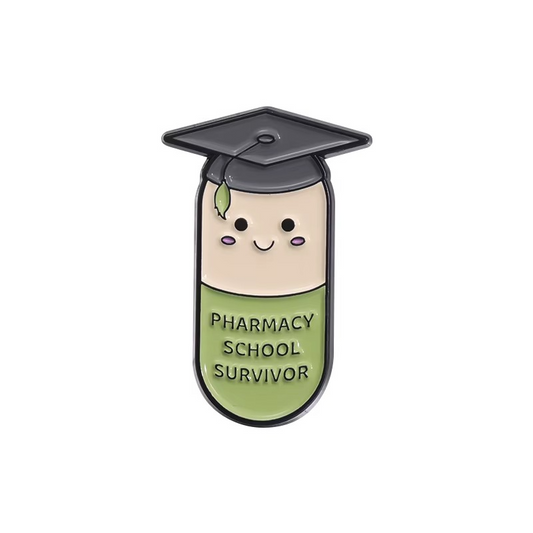 Pin Metálico Pharmacy School Survivor