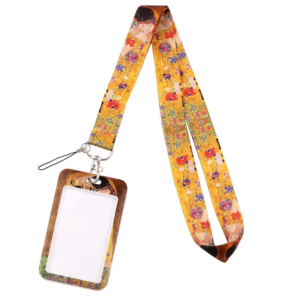 Portacarnet (Lanyard) El Beso Gustav Klimt