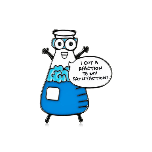 Pin Metálico Reaction Satisfaction