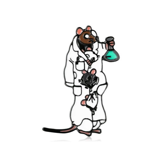 Pin Metálico Ratón Investigador